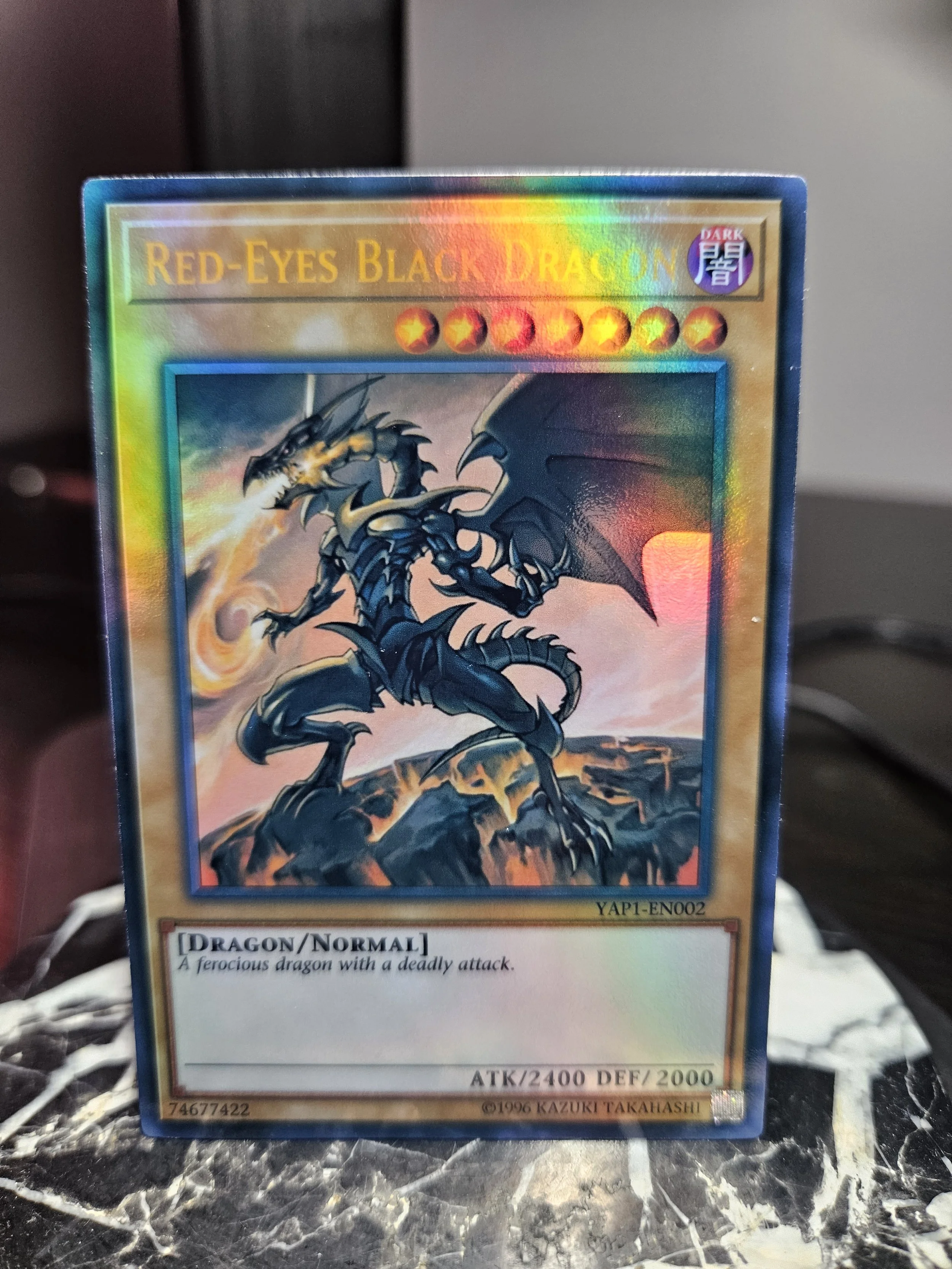 yu-yu-mama　7/1 Red-Eyes Black Dragon (YAP1-EN002) — ValueTCG
